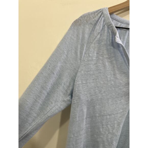 Calypso St. Barth Linen Tunic M Casual Resort Minimalist Peasant Quite Luxury - Picture 5 of 14